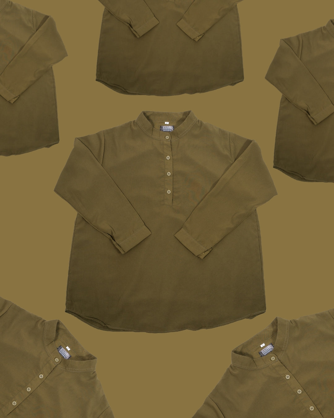 Mishfa in Olive Green