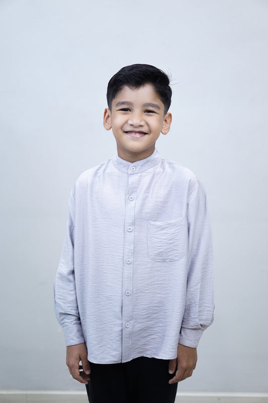 Hamzah (Kids) in Light Grey