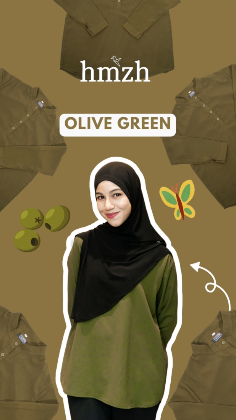 Mishfa in Olive Green