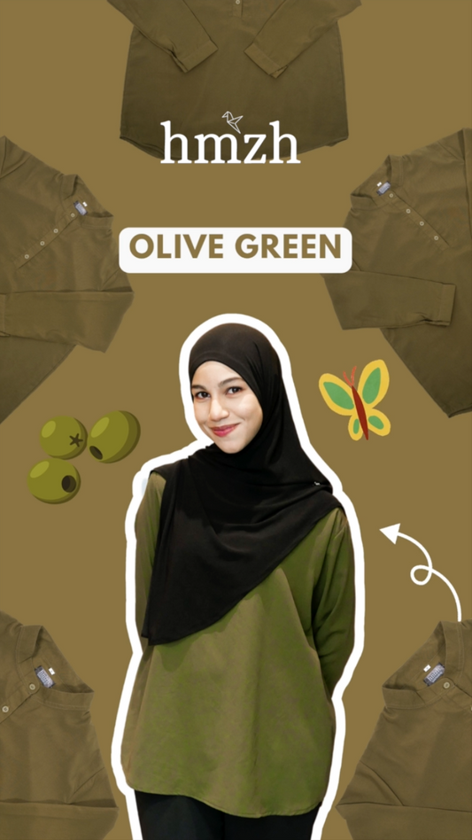 Mishfa in Olive Green